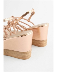 Босоножки на платформе FOREVER COMFORT, розовато-золотой Next