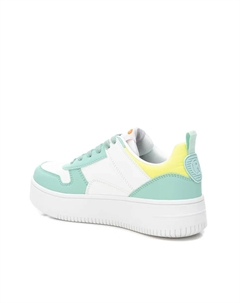 Женские спортивные туфли на шнурках и белой подошве, зеленый Refresh