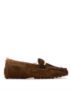 Мокасины из телячьей шерсти Tod's