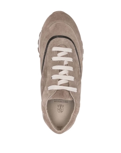 Кроссовки с цепочкой Монили, нейтральный цвет Brunello cucinelli