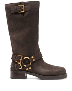 Байкерские ботинки, коричневый Michael kors