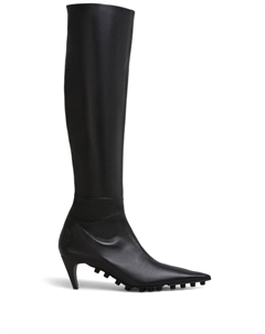 Сапоги Spike из кожи до колена, черный Marni