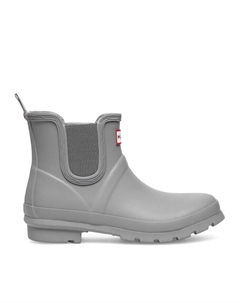 Резиновые сапоги Wellingtons Wide, серый Hunter