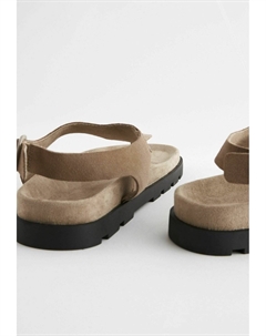 Шлепанцы TOE THONG FOOTBED, бежевый Next