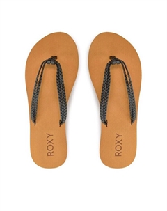 Шлепки, черный Roxy