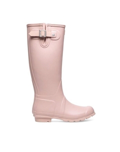 Сапоги резиновые высокие с регулировкой, розовый Hunter