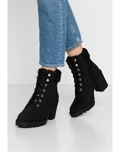 Ботильоны на платформе, черный Anna field