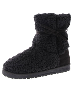 Женские зимние и зимние ботинки до середины икры из искусственного меха Clementine, цвет Dark Grey Heather Muk luks