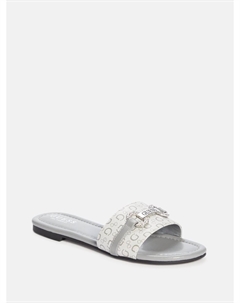 Шлепанцы с логотипом Lamera, цвет Grey Logo Guess factory