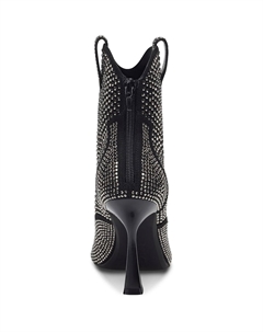 Женские ботильоны Oaklynne с острым носком и стразами, цвет Black Bling Inc