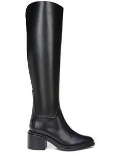 Женские кожаные сапоги до колена Dorica, цвет Black Leather Franco sarto