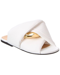 Сандалии с цепочкой и переплетением, белый Jw anderson