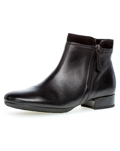 Ботильоны "Pisa", блочный каблук, деловая обувь, удобная обувь шириной H (=очень широкая), черный Gabor