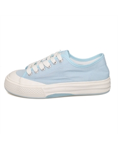 Холщовые кеды женские низкие небесно-голубой B10crown