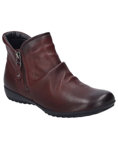 Ботинки-слипоны "NALY 41", со присборенным голенищем, бордовый Josef seibel