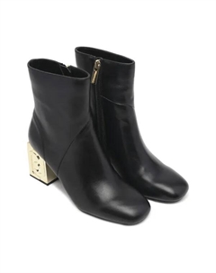 Кожаные ботильоны Sara, черный Liu jo