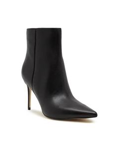 Кожаные ботильоны на шпильке, черный Guess