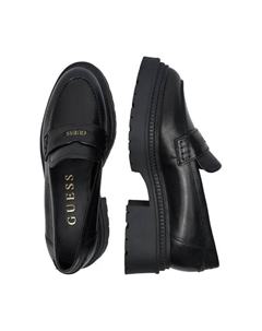 Кожаные лоферы находка, черный Guess
