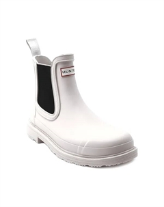 Сапоги резиновые с логотипом, белый Hunter