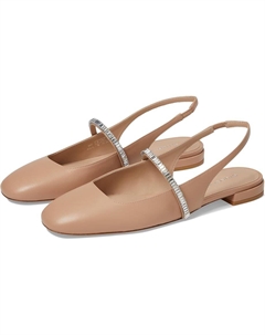 Туфли на плоской подошве Stefanie Slingback Flat, цвет Adobe/Clear Stuart weitzman