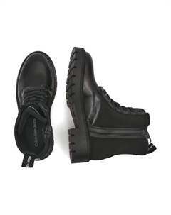 Кожаные ботильоны, черный Calvin klein