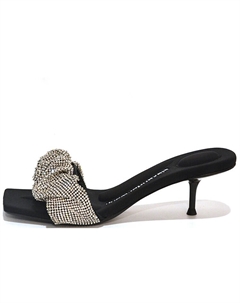 Шлепанцы женские черные Alexander wang