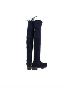 Женские сапоги до колена, цвет Dark Blue Stuart weitzman