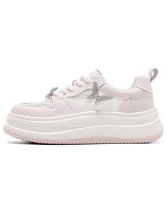 Кроссовки CВ°BANNER Skateboard Shoes Women's Low-Top Pink C°banner