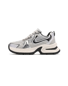 Кроссовки женские толстые низкие, цвет Silver Pink Mulinsen