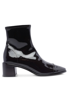 Ботильоны 55 мм из лакированной кожи, черный Tory burch