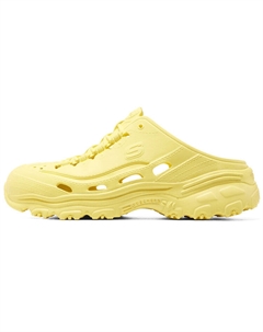 Шлепанцы женские ярко-желтые Skechers