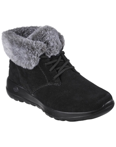 Зимние ботинки из кожи, серый Skechers