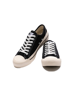 Кеды унисекс с низким верхом обсидиановые черные/белые Excelsior