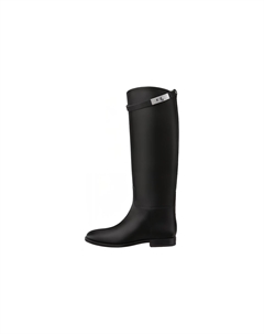 Сапоги женские черные Hermes Hermès