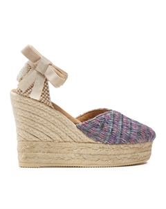 Эспадрильи Manebi Acapulco Heart-Shaped Wedge Espadrilles G 0.6, розовый