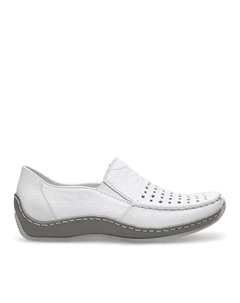 Мокасины, белый Rieker