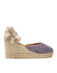Эспадрильи Manebi Acapulco Low Wedge Espadrilles G 0.6, фиолетовый