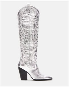Ботинки Lasso, серебряный Steve madden