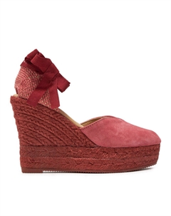 Эспадрильи Manebi Hamptons Heart-Shaped Wedge Espadrilles W 2.1, розовый