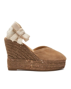 Эспадрильи Manebi Hamptons Heart-Shaped Wedge Espadrilles W 1.6, бежевый