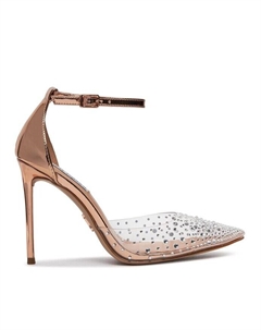 Туфли на шпильке Tacón de aguja Ravaged Sandal SM11002564, розовый Steve madden