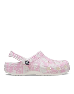 Шлепанцы Classic Duke Print Clog, розовый Crocs
