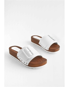 Сабо Regular Fit, белые Next