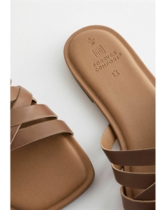 Тапочки Forever Comfort Regular Wide Fit, коричнево-коричневые Next