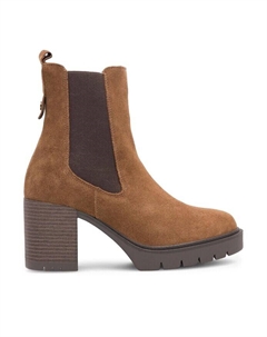 Ботильоны на блочном каблуке Wiki, коричневый Lasocki