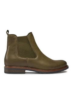 Ботинки на плоской подошве, зеленый Tamaris