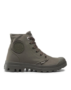 Ботильоны на шнуровке Mono Chrome, зеленый Palladium