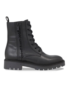 Ботильоны на шнуровке Combat Mid Laceup Boot Wn, черный Calvin klein