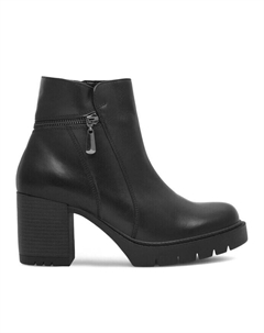 Ботильоны на блочном каблуке WIKI, черный Lasocki