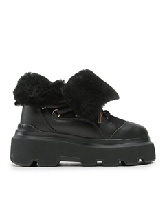 Женские зимние ботинки Endurance короткие с мехом, черный Inuikii